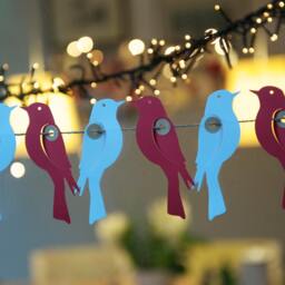 Christmas Decor, Holiday Modern Christmas, Sale, Garland, Unique Gift, Gifts Under 10, Rustic Holiday - thumbnail 4