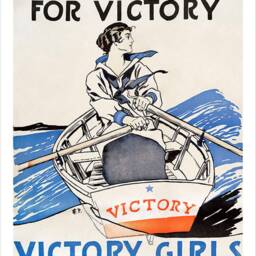 Victory Girls Poster United War Work Campaign Advert Print - thumbnail 2