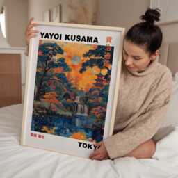 Yayoi Kusama, Kusama Print, Poster, Japanese Wall Art, Japandi, Japandi Art - thumbnail 2
