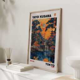 Yayoi Kusama, Kusama Print, Poster, Japanese Wall Art, Japandi, Japandi Art - thumbnail 3