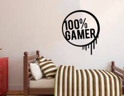Gamer Wall Decal Video Game Room Decor 3082 - thumbnail 1