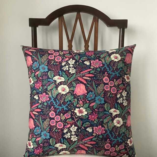 Liberty Of London Vintage Fabric Cushion - image 1