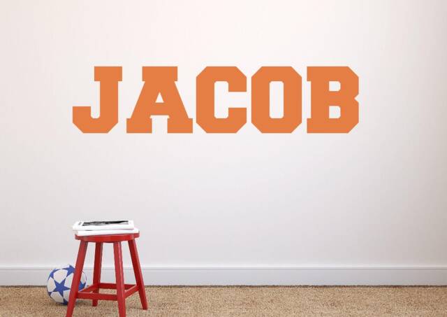 Boys Name Wall Decal - Sport Letters For Wall - Letter Decals - Sports Lettering - Nursery - Boy Room - image 1
