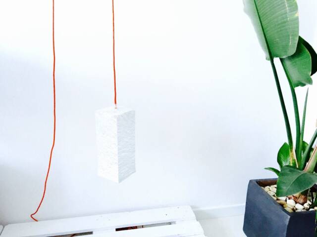 Plug in Pendant Light, Pendant Light Nordic Style, Scandinavian Lighting, Lamp, Minimalist Ceiling Lighting - Prism - image 1