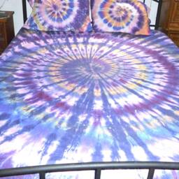 Tie Dyed Sheet Set Custom Made For Your Bed-You Design, You Choose The Colors King Size #dailyestysales - thumbnail 3