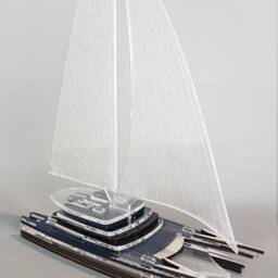 Sailing Boat Model Catamaran - thumbnail 4
