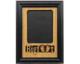 Bigfoot Picture Frame - 5x7 Holds 3x5 Photo Big Foot Decor, Convention, Gift, Gift For Fanatic - thumbnail 1