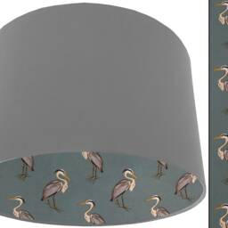 UK Handmade Rustic Country Lampshade, Classic Home Ceiling Light Shade, Table Lamp Inspired Vintage Interior Shade - thumbnail 3