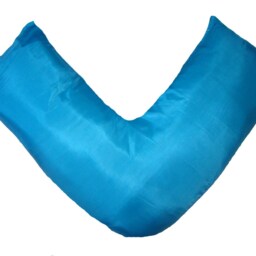 Lot Of 2 Pieces V Shaped/Tri Boomerang Art Silk Pillowcase Pregnancy Maternity Nursing Support - thumbnail 2