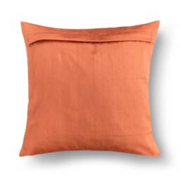 Rose Gold Solid Raw Silk Pillow Cover, Square Cushion Entryway Pillows, Bedroom Decor, Cover Lumbar - thumbnail 2