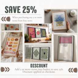Set Of 3 Positive Quote Prints Modern Wall Art Posters - thumbnail 3