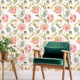 Jacobean Wall Stencil - Large Floral Pattern For Walls Reusable Stencils Easy Diy Home Decor Painting - thumbnail 3