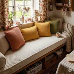 Corduroy Throw Pillow Cover Soft Ribbed Texture, Modern Earthy Tones - thumbnail 3
