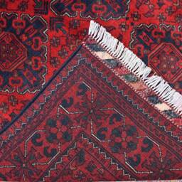 Handmade Bokhara Rug 5.1x3.5 Ft, Afghan Turkmen Wool, Vegetable Dyes - thumbnail 4