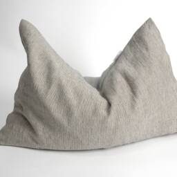 Japanese Size Buckwheat Hulls Pillow+ Suitable Stonewashed Linen Pillow Cover Perfect Gift 14''x20''/35x50cm - thumbnail 2