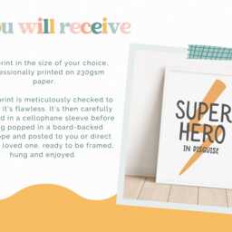 Superhero in Disguise - Boys' Bedroom Print, Fun Wall Art, Nursery Decor - thumbnail 2