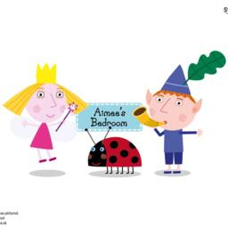 Personalised Ben & Holly's Little Kingdom Wall Sticker Pack, & Holly Sticker, Decal, Themed Room - thumbnail 2
