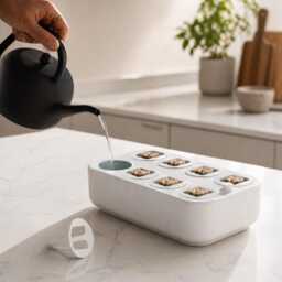 Modern Self-Watering Grow Tray - Indoor Herb & Lettuce Starter - Canopy Gardens - thumbnail 3