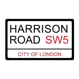 Personalized London Street Sign Wall Decal - Custom Vinyl Art - thumbnail 2