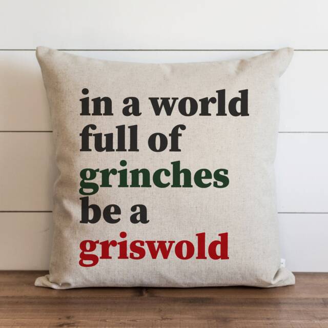 Grinches Griswold 20 X Christmas Pillow Cover - Gift Xmas Covers Holiday Throw Accent - image 1
