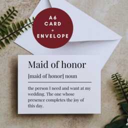 Maid Of Honor Candle Proposal Gift Box Cards Gifts Keepsake A - thumbnail 3