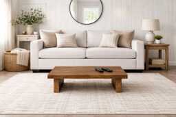 Low Rustic Coffee Table Handcrafted Wooden