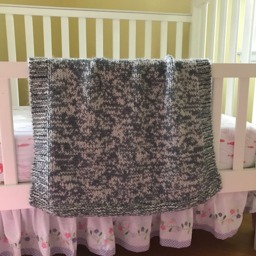 Chunky Knit Baby Blanket Pattern Easy Worsted Yarn - PDF Pattern - thumbnail 3