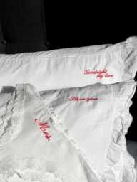 Personalize Embroidered Pillowcase