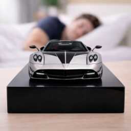 Pagani Huayra Alarm Clock - Realistic Engine Sound, Working Headlights, Handmade, Car Enthusiast Gift, Steam Effec - thumbnail 3