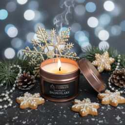 The Winter Collection - A Selection Of 3 Handmade Scented Soy Wax Candles. Christmas Gift, Gift. X 100Ml Tins - thumbnail 3