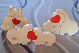 Wooden Puzzle/Elephant Valentine's Day Gift Lovers'