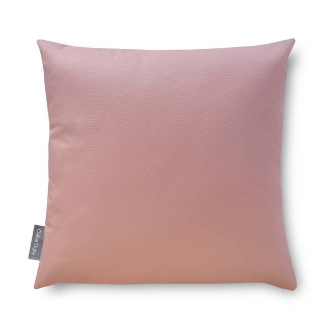 Water Resistant Garden Outdoor Conservatory Cushion Pillow With Inner Padding - Dusky Pink, Available in 3 Sizes Square & Rectangular - image 1