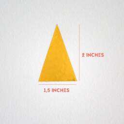 Metallic Gold Triangle Wall Decals Decor Stickers Nursery Baby Modern & Scandinavian - thumbnail 3