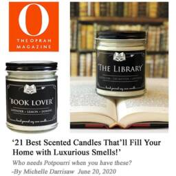 Book Lover 9Oz Glass Soy Candle - Lavender + Lemon Jasmine - thumbnail 3