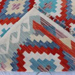 4x6 Ft New Tribal Rug, Afghan Maimana Kilim Vintage Rug, Flatweave Turkmen Oriental Rug For Bedroom, Livingroom - thumbnail 4