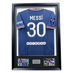 Diy Football Shirt Frame Black Mount, Photo & Plaque Display - 36x26 - thumbnail 1