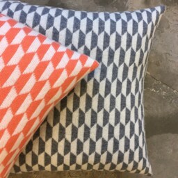 Decorative Cushion Geometric Pillow Navy Scatter Grey Coral Yellow Throw Cover - thumbnail 3
