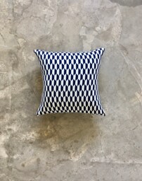 Decorative Cushion Geometric Pillow Navy Scatter Grey Coral Yellow Throw Cover - thumbnail 1