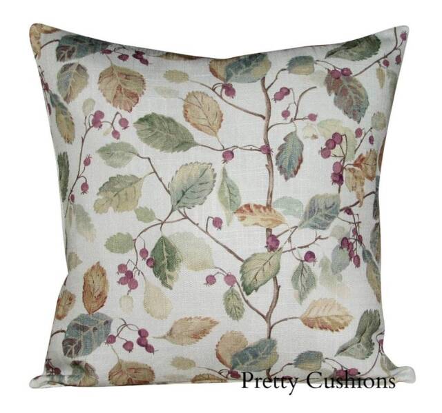 Sanderson Woodland Berries Bayleaf & Sage Cushion Cover