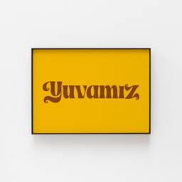 Yuvam??z Print, Turkish Prints, Bold Wall Art, Turkey Hello Poster, Inspired From Turkey, Large & Small Gift - thumbnail 1