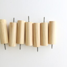 Small Natural Canvas Hanging Planter - Red + Blue - thumbnail 4