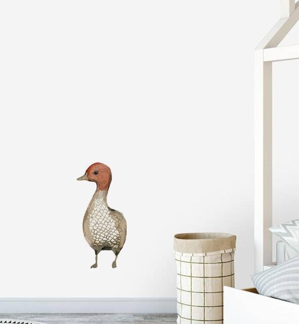 Duck Wall Sticker Decal - Illustration Stickers, Animals Decals, Home Decor, Art, Illustrations