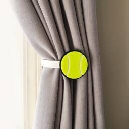 Replaceable Tennis Curtain Holdbacks/Tiebacks 3D Printed Plastic - Set Of Left & Right
