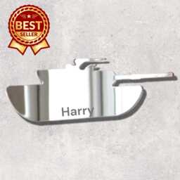 Personalized Military Tank Acrylic Mirror Wall Art