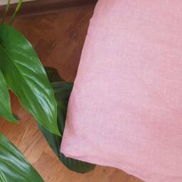 Pink Linen Sheet - Dusty Rose Linen Sheet Natural Bedding Organic Linen Sheets Full Size King Queen - thumbnail 3