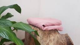 Pink Linen Sheet - Dusty Rose Linen Sheet Natural Bedding Organic Linen Sheets Full Size King Queen