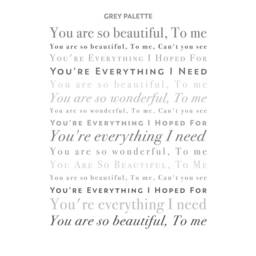 You Are So Beautiful By Joe Cocker Unframed Song Lyrics Print Gift - thumbnail 2