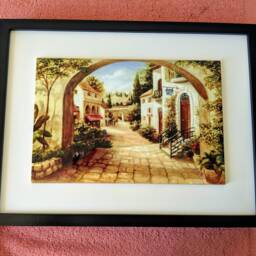 "Madrid Spain Ceramic Wall Art Tile, 8"" By 12" - thumbnail 4