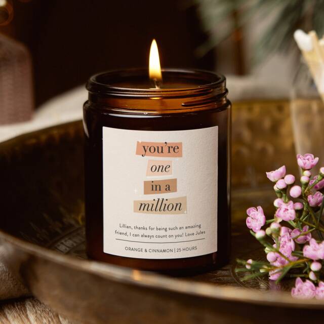 "Personalised Friendship Candle Gift " - image 1