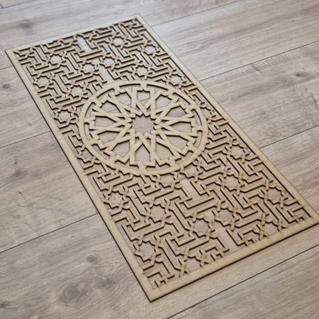 Laser-Cut Mdf Moroccan Mandela Screen Radiator Cover Wall Art 0184 - image 1